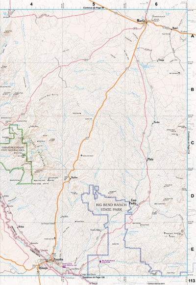 Texas Atlas & Gazetteer Page 113 Preview 1