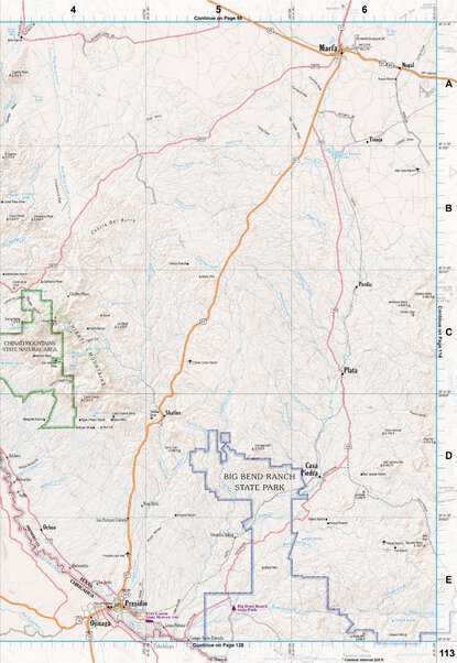 Texas Atlas & Gazetteer Page 113 Preview 1