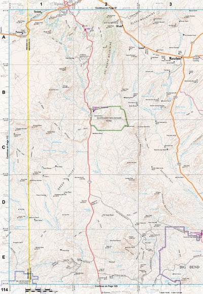 Texas Atlas & Gazetteer Page 114 Preview 1