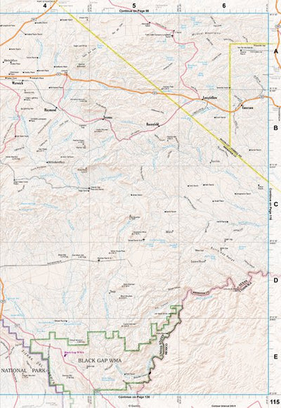 Texas Atlas & Gazetteer Page 115 Preview 1