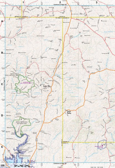 Texas Atlas & Gazetteer Page 118 Preview 1