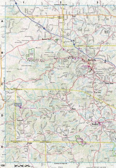 Texas Atlas & Gazetteer Page 120 Preview 1