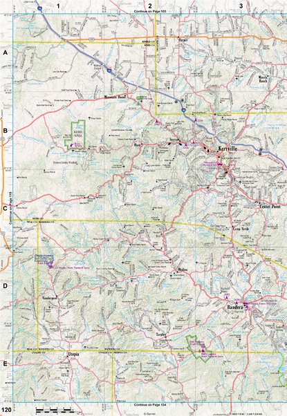 Texas Atlas & Gazetteer Page 120 Preview 1
