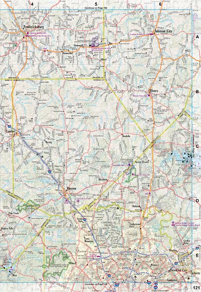 Texas Atlas & Gazetteer Page 121 Preview 1