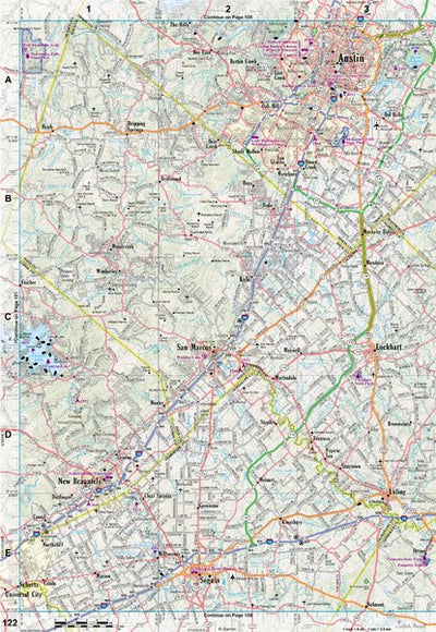 Texas Atlas & Gazetteer Page 122 Preview 1