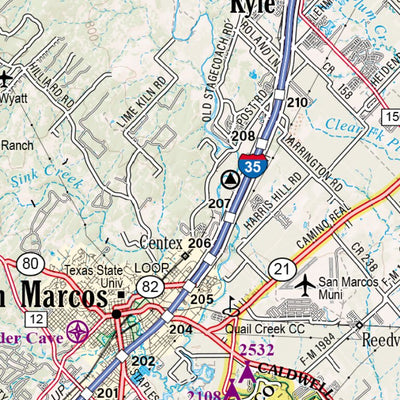 Texas Atlas & Gazetteer Page 122 Preview 2