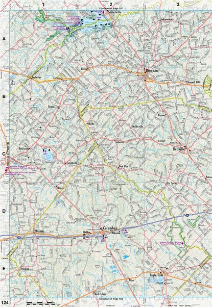Texas Atlas & Gazetteer Page 124 Preview 1