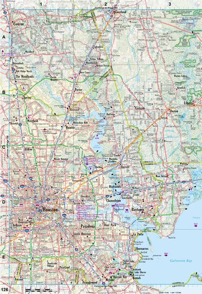 Texas Atlas & Gazetteer Page 126 Preview 1