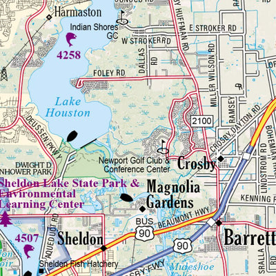 Texas Atlas & Gazetteer Page 126 Preview 2