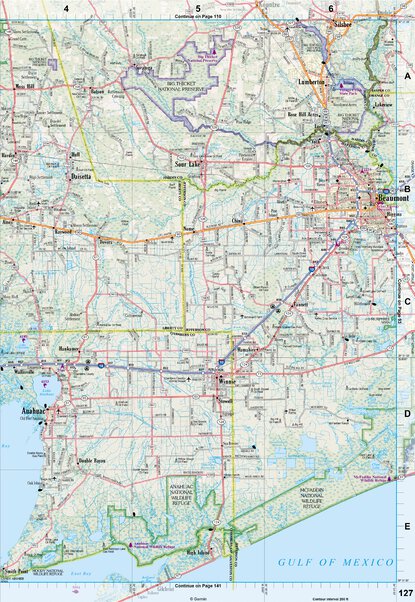 Texas Atlas & Gazetteer Page 127 Preview 1