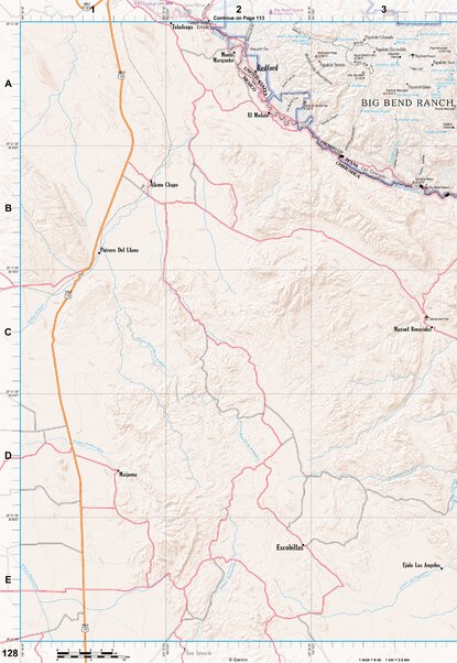 Texas Atlas & Gazetteer Page 128 Preview 1