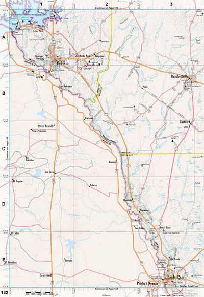 Texas Atlas & Gazetteer Page 132 Preview 1