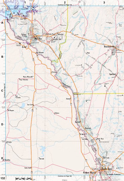 Texas Atlas & Gazetteer Page 132 Preview 1