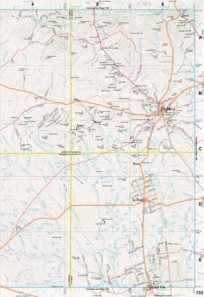 Texas Atlas & Gazetteer Page 133 Preview 1