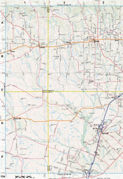 Texas Atlas & Gazetteer Page 134 Preview 1