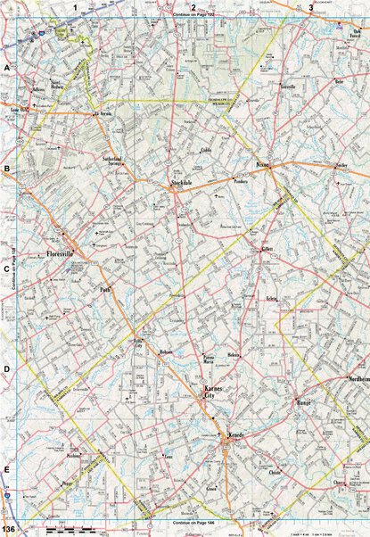 Texas Atlas & Gazetteer Page 136 Preview 1