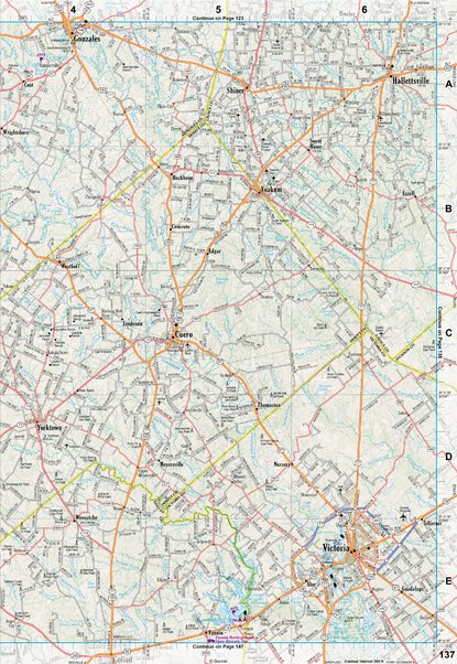 Texas Atlas & Gazetteer Page 137 Preview 1