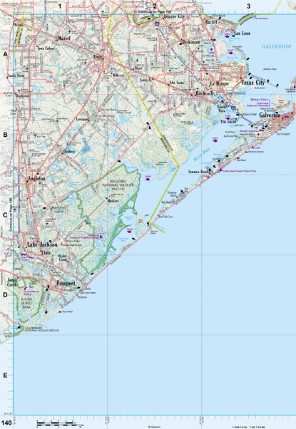 Texas Atlas & Gazetteer Page 140 Preview 1