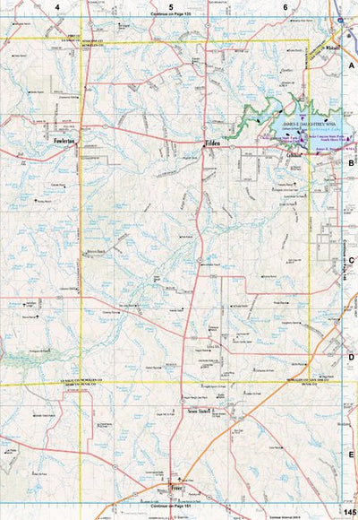 Texas Atlas & Gazetteer Page 145 Preview 1