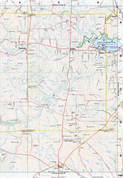 Texas Atlas & Gazetteer Page 145 Preview 1