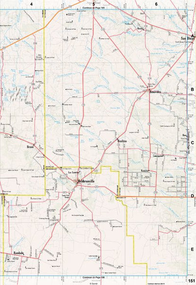 Texas Atlas & Gazetteer Page 151 Preview 1