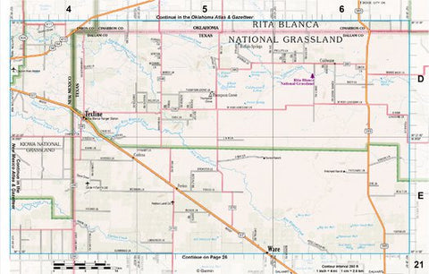 Texas Atlas & Gazetteer Page 21 Preview 1
