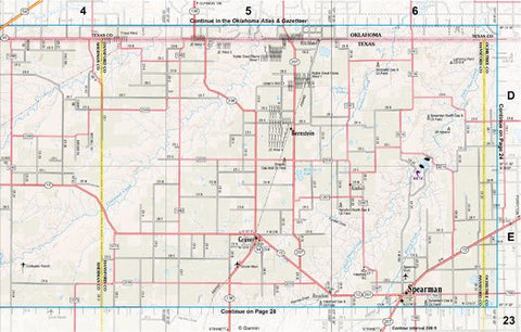 Texas Atlas & Gazetteer Page 23 Preview 1