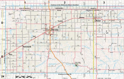 Texas Atlas & Gazetteer Page 24 Preview 1