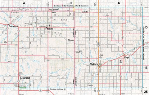Texas Atlas & Gazetteer Page 25 Preview 1