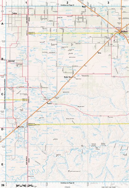 Texas Atlas & Gazetteer Page 26 Preview 1