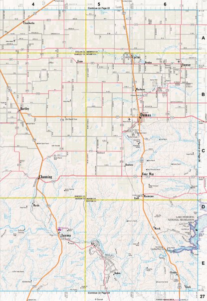 Texas Atlas & Gazetteer Page 27 Preview 1
