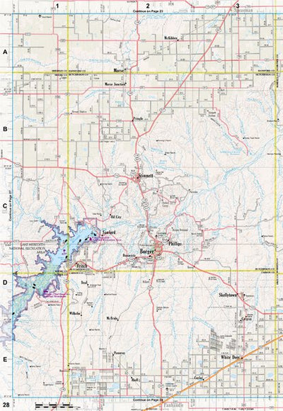 Texas Atlas & Gazetteer Page 28 Preview 1