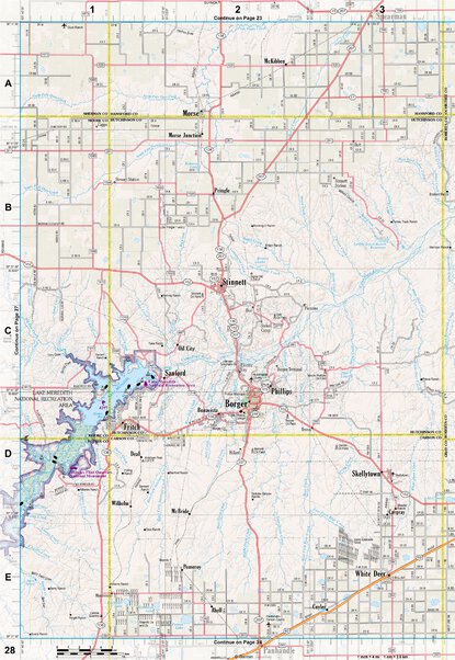 Texas Atlas & Gazetteer Page 28 Preview 1