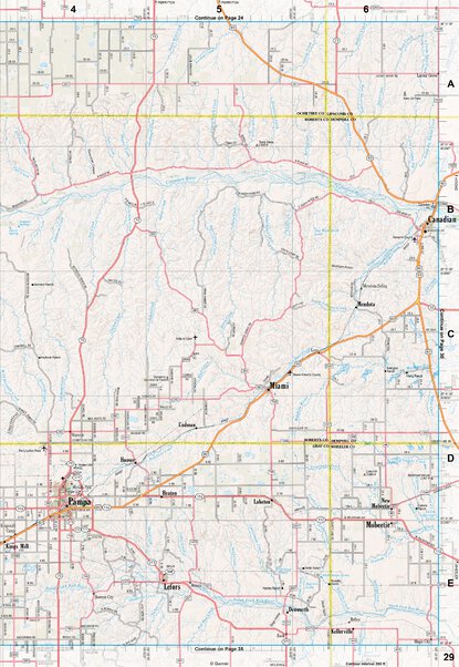 Texas Atlas & Gazetteer Page 29 Preview 1