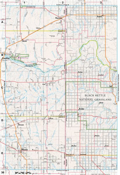 Texas Atlas & Gazetteer Page 30 Preview 1