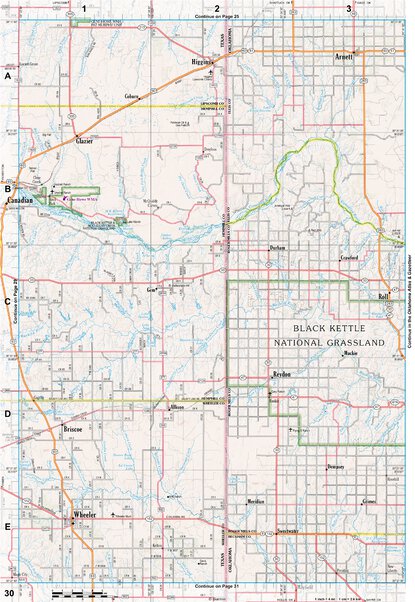 Texas Atlas & Gazetteer Page 30 Preview 1