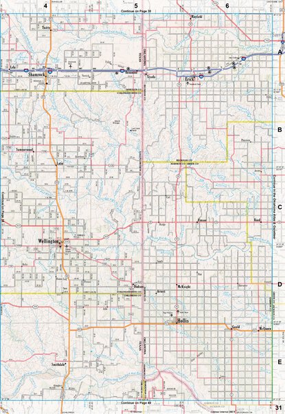 Texas Atlas & Gazetteer Page 31 Preview 1