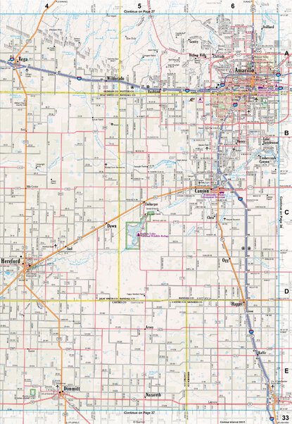 Texas Atlas & Gazetteer Page 33 Preview 1