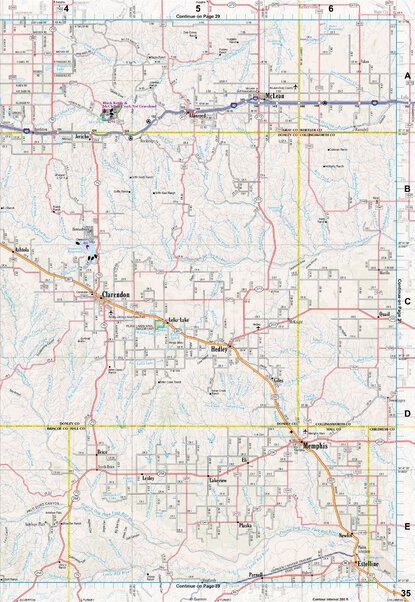 Texas Atlas & Gazetteer Page 35 Preview 1