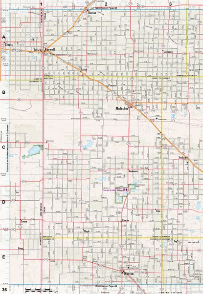 Texas Atlas & Gazetteer Page 36 Preview 1