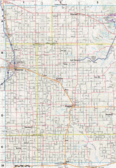 Texas Atlas & Gazetteer Page 38 Preview 1