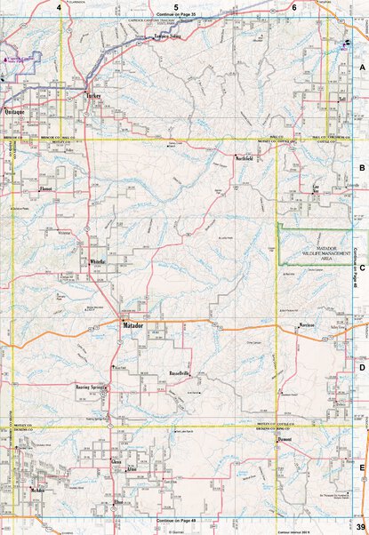 Texas Atlas & Gazetteer Page 39 Preview 1