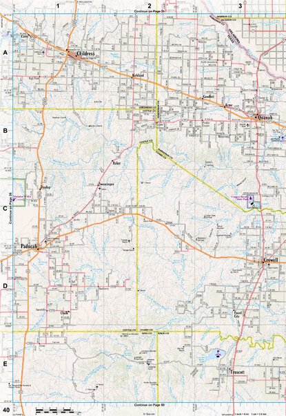 Texas Atlas & Gazetteer Page 40 Preview 1