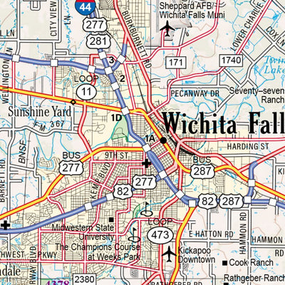 Texas Atlas & Gazetteer Page 42 Preview 3