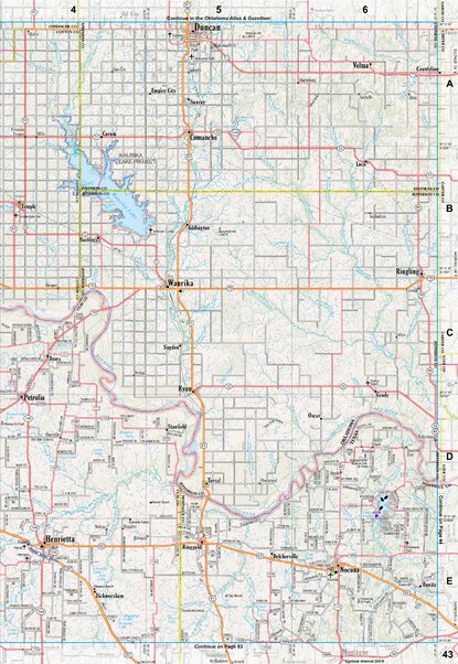 Texas Atlas & Gazetteer Page 43 Preview 1