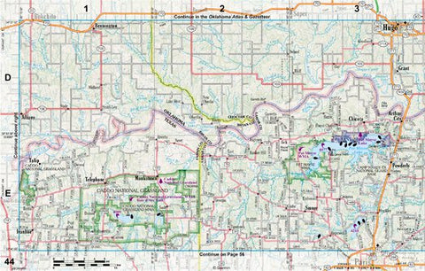Texas Atlas & Gazetteer Page 44 inset Preview 1
