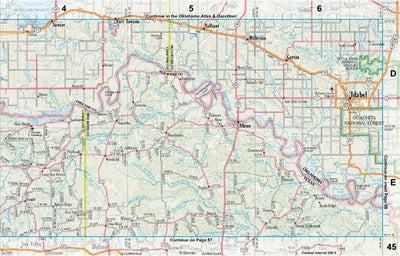 Texas Atlas & Gazetteer Page 45 inset Preview 1