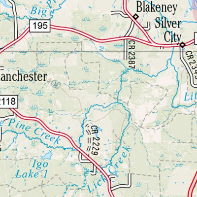 Texas Atlas & Gazetteer Page 45 inset Preview 2