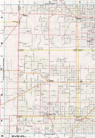 Texas Atlas & Gazetteer Page 46 Preview 1