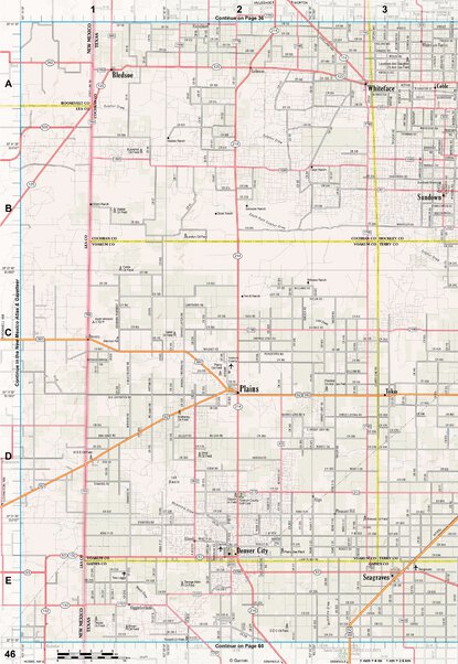 Texas Atlas & Gazetteer Page 46 Preview 1